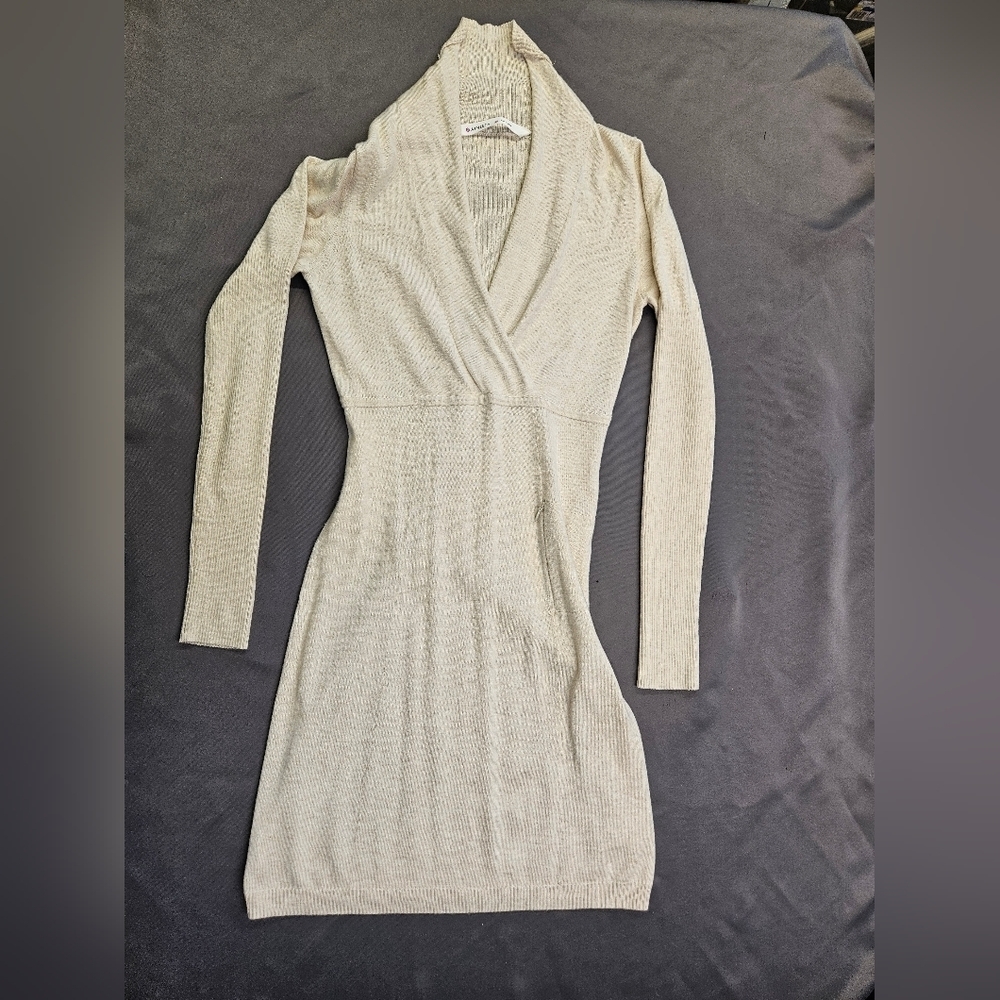 Athleta Women’s Knit Tan Beige Sweater Dress XS